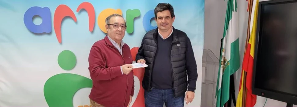 La Venerable Archicofradía de Jesús Nazareno hace entrega de 3.650 Euros como donativo a AMARA como acción social