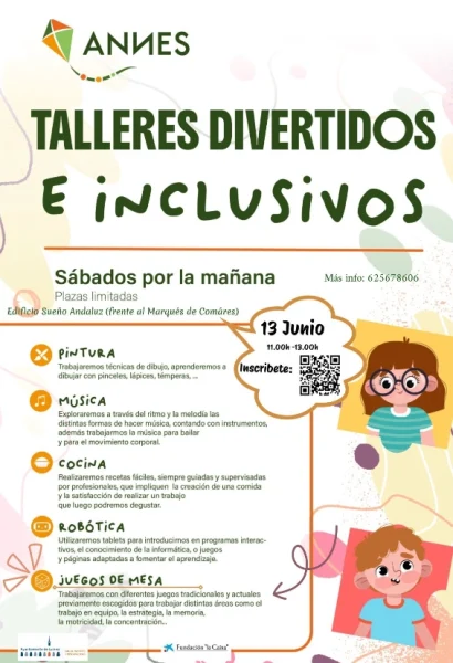 talleres inclusivos niños Lucena