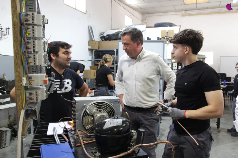 Instalaciones del curso de Formación para el Empleo en refrigeración y climatización en Lucena